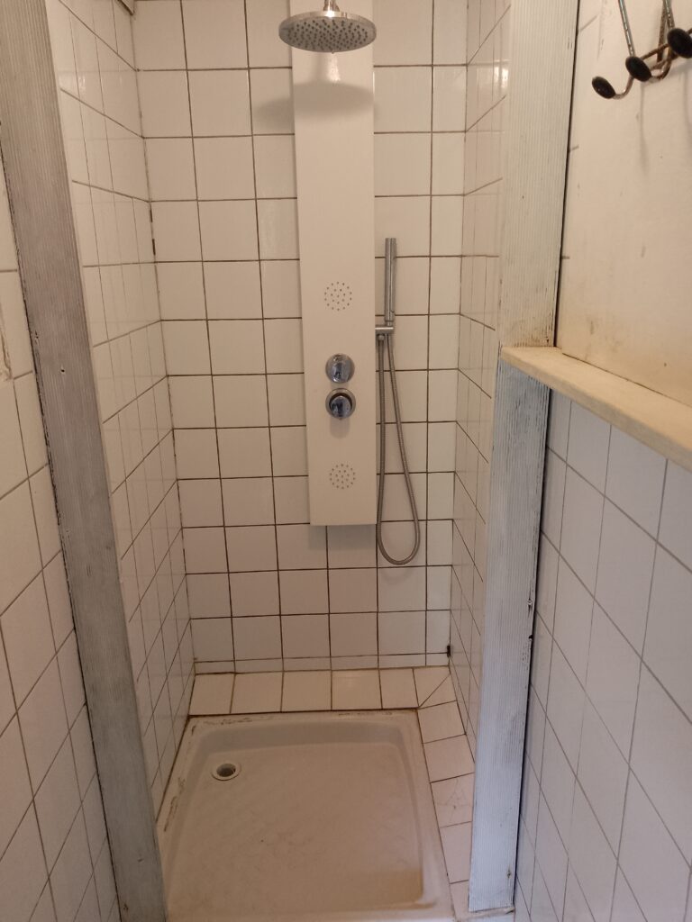 nieuwe douche